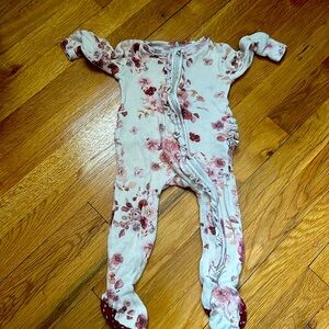 Posh peanut autumn floral onesie